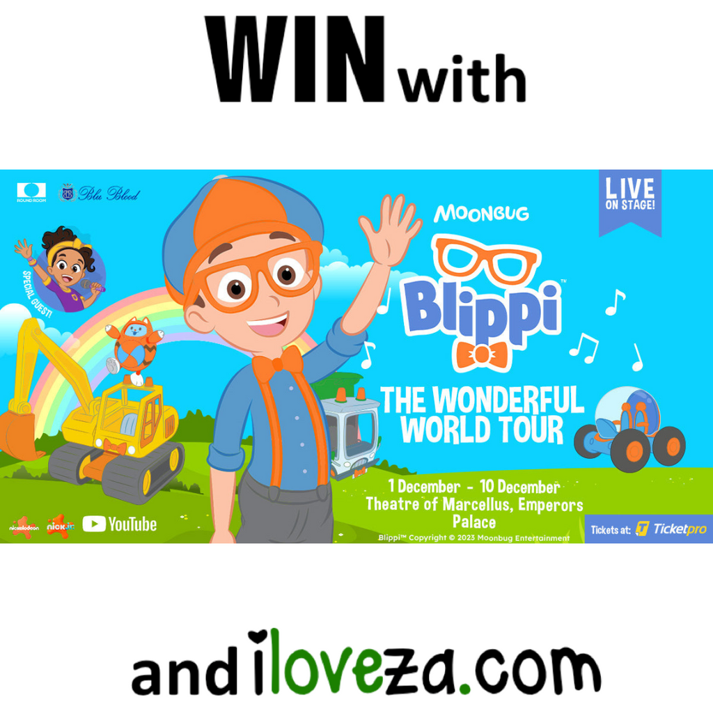 WIN Tickets to Blippi: The Wonderful World Tour in South Africa