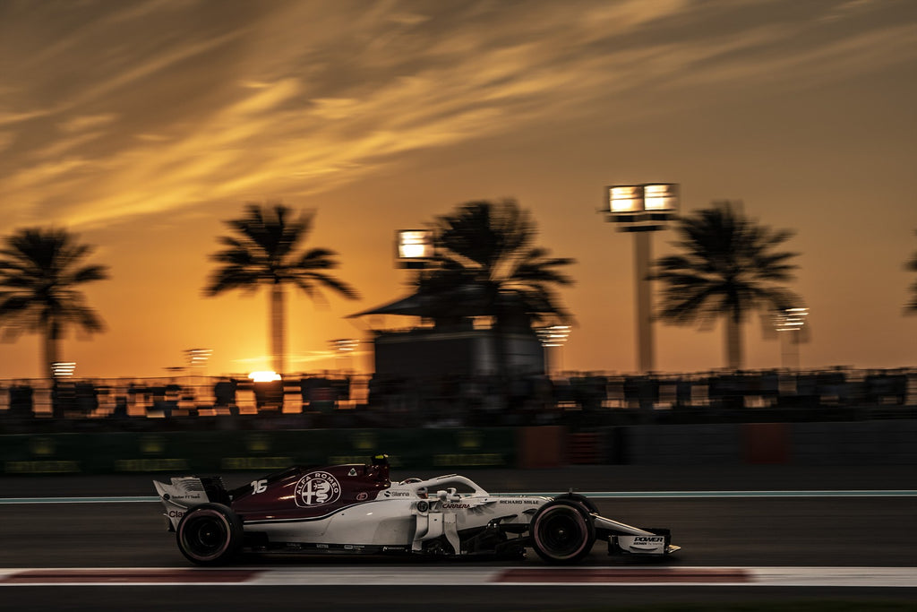 Antonio Giovinazzi at work in Abu Dhabi - Day 2, 2019 tyre testing