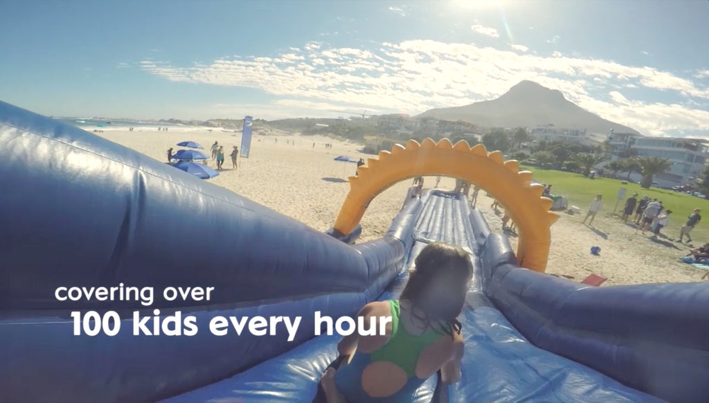 A first of its kind - the NIVEA Sunslide is heading to a beach near you!