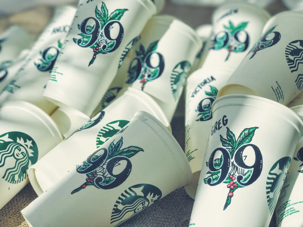 Why Starbucks will be writing 99 on your cup on one day in September