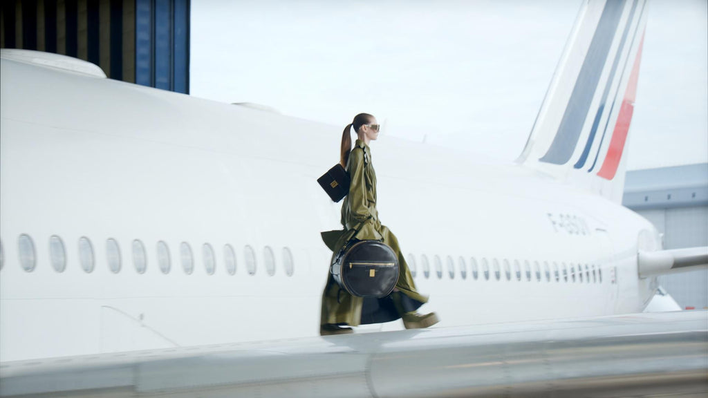 Air France hosts the Balmain fashion show in its maintenance hangars