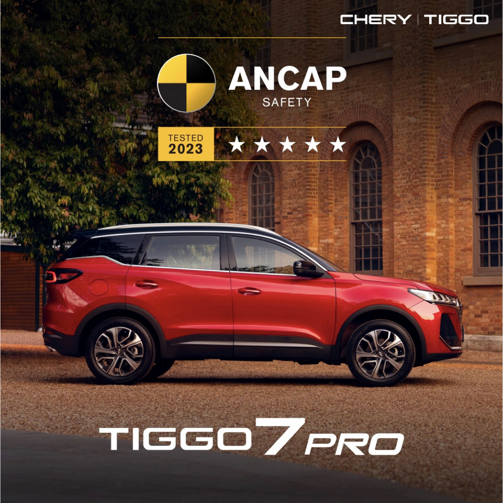 Chery’s TIGGO 7 PRO Receives Five-Star ANCAP Rating