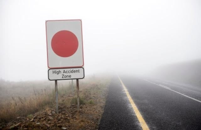 Driving in high accident zones