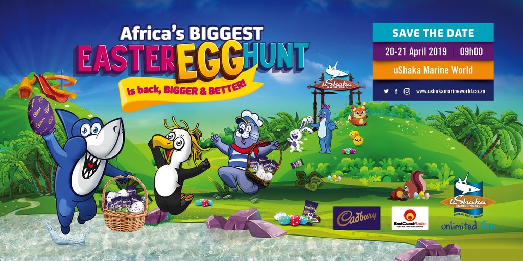 Save the date for Africa’s largest Easter Egg Hunt only at uShaka!