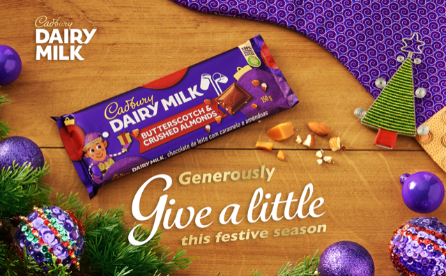 Give a little with Cadbury this festive season