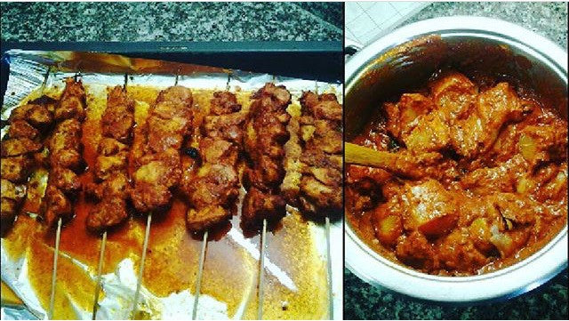 Tikka chicken sosaties recipe by Keenan Blake