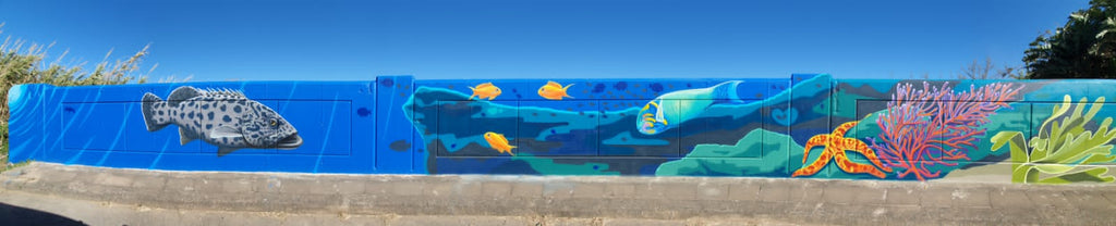 Giffy gives Scottburgh Bridge a facelift to celebrate Ocean Festival