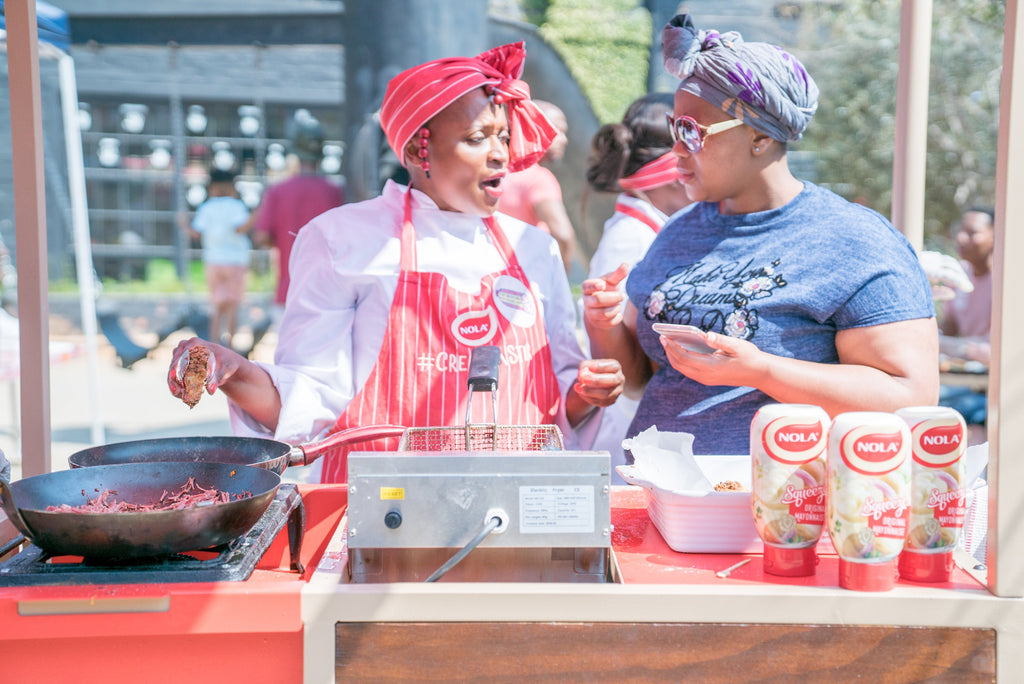 Celebrity Chef Mokgadi Itsweng Creates a Stir at Visa Street Food Festival with NOLA Mayonnaise