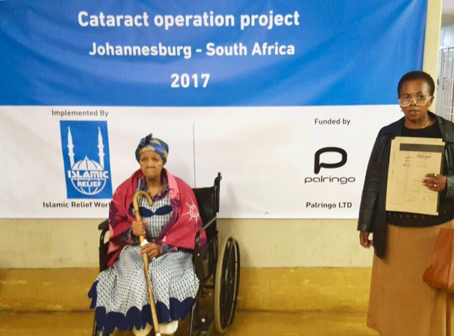 Islamic Relief helps restore vision with cataract project