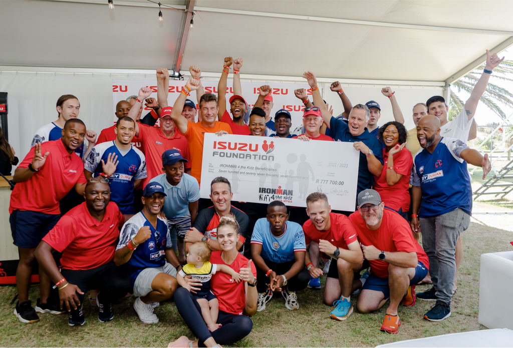 The ISUZU Foundation donates R777 700.00 to the IRONMAN 4 the Kidz Charity