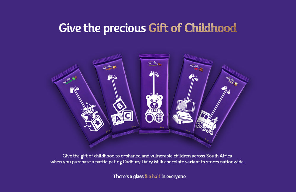 Join Cadbury Dairy Milk In Giving the Precious Gift of Childhood to Orphaned and Vulnerable Children Across SA