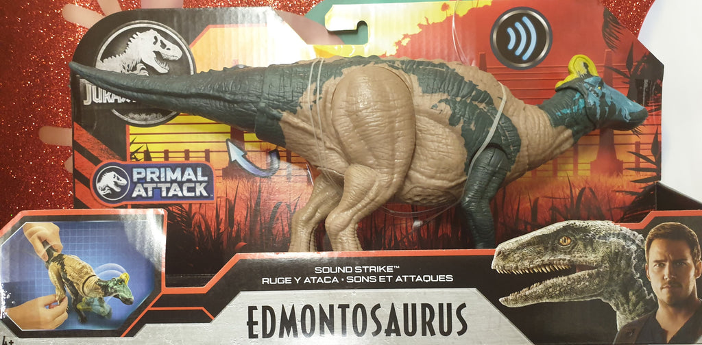 RAWR! The New Jurassic World Sound Strike™ Primal Attack Edmontosaurus is Dino-Mite