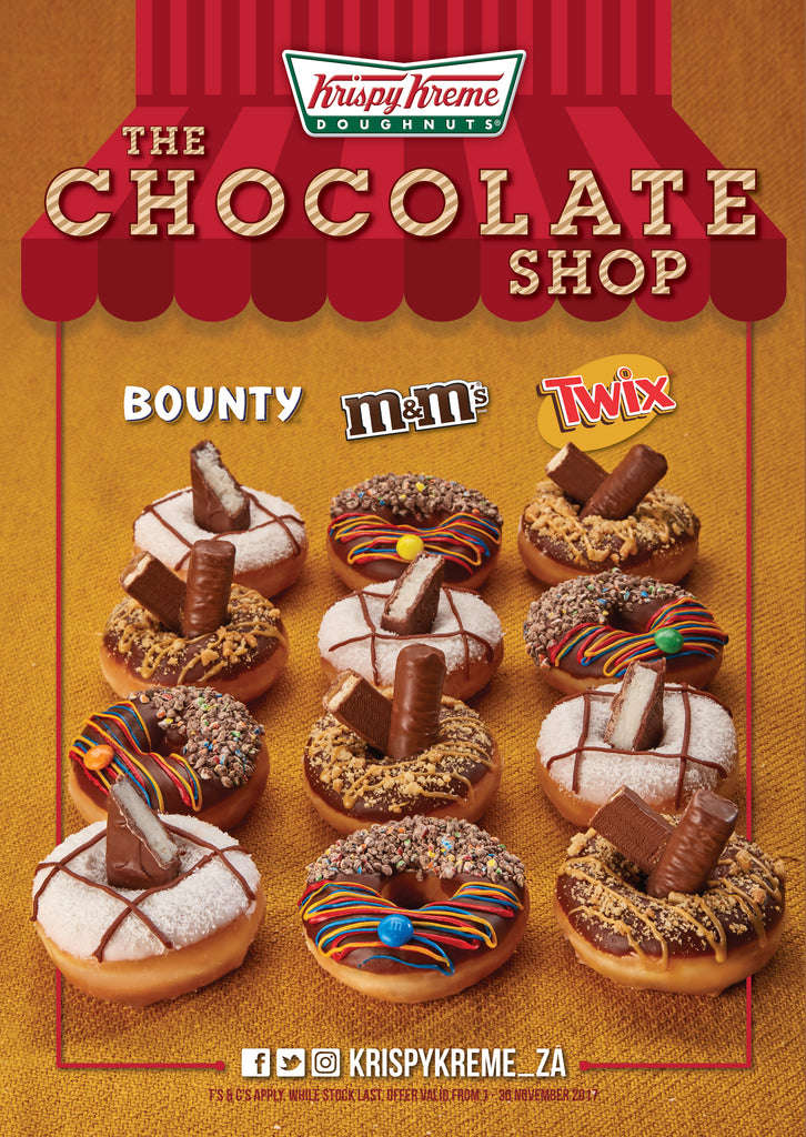 Welcome to The Chocolate Shop: Brought to you by Krispy Kreme South Africa