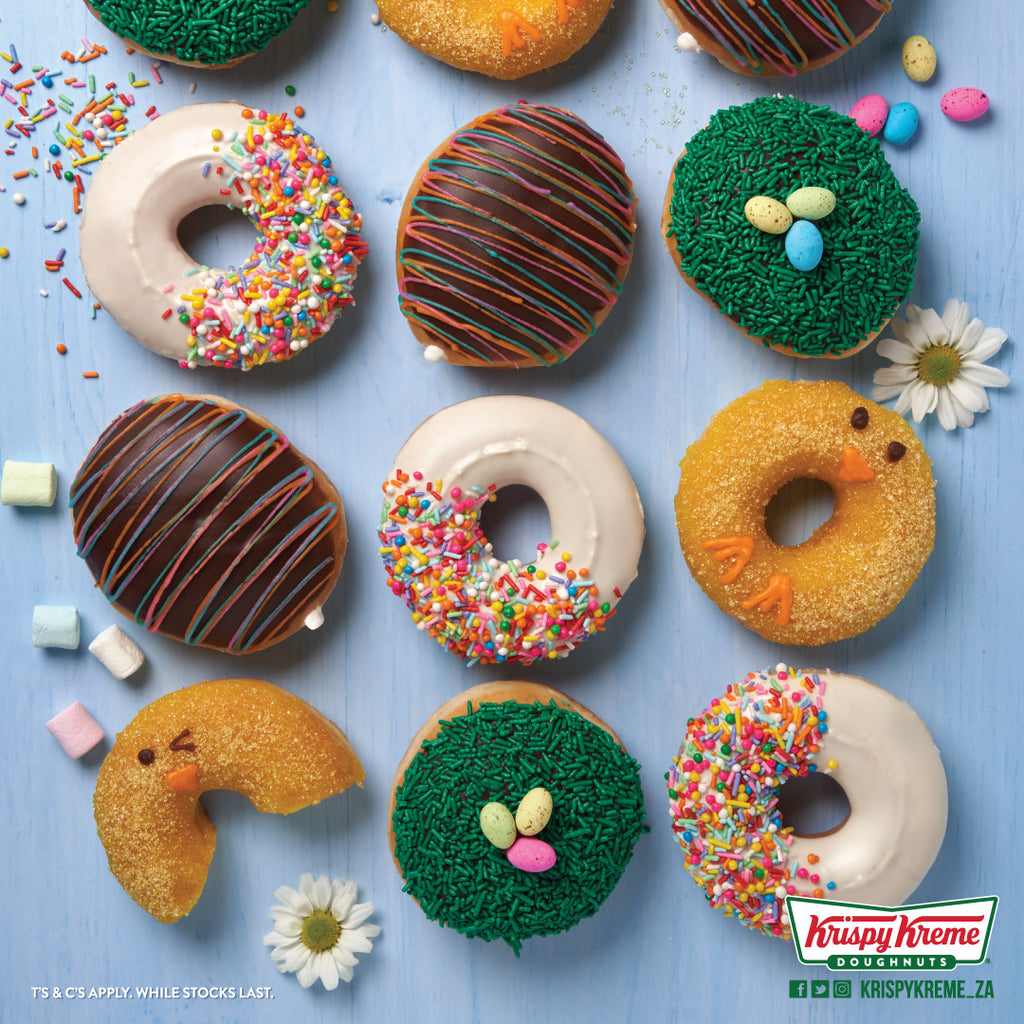 Don't worry, be hoppy! Krispy Kreme South Africa has a super egg-citing range to share  with you