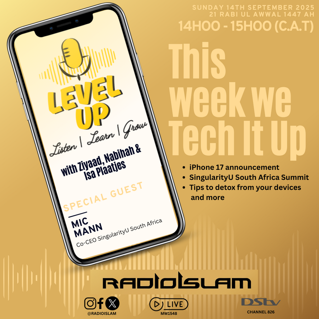Listen: Level Up - Episode 2 Tech It Up with Special Guest Co-CEO SingularityU South Africa Mic Mann