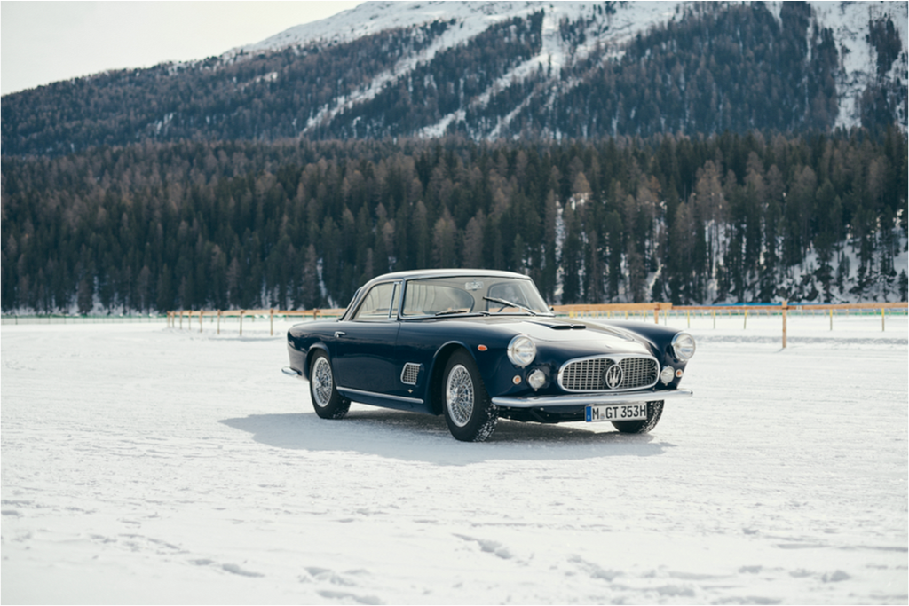 MASERATI IS BACK AT THE I.C.E. IN ST. MORITZ WITH ITS GLOWING TRIDENT