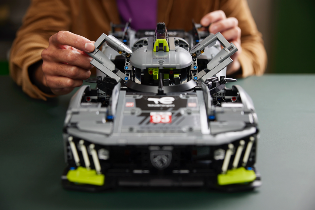 The Countdown Is On: New LEGO® Technic™ Peugeot 9X8 Pays Homage to the Hybrid Hypercar Ahead of Le Mans Debut