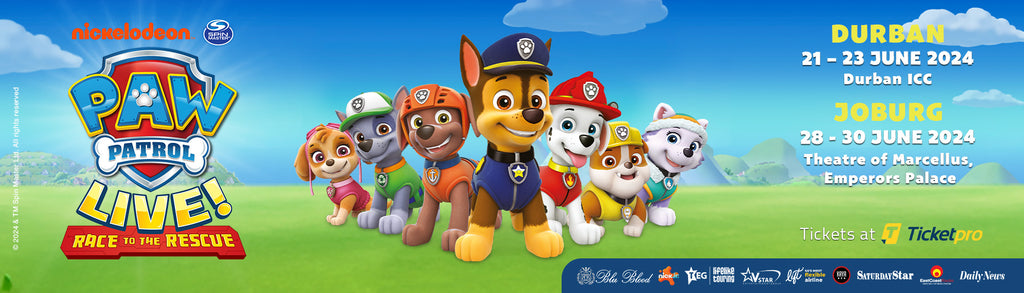 Paw Patrol Live! "Race to the Rescue" South Africa this June