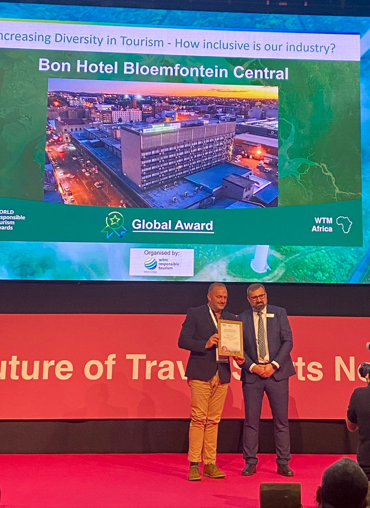 BON Hotel Bloemfontein Central wins the WTM Responsible Tourism Global Award