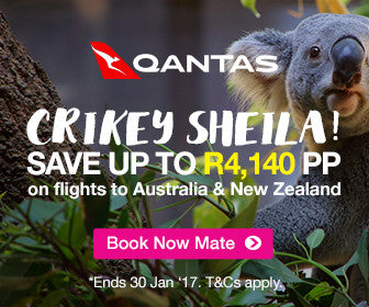 Qantas - Save Up To R4,140 pp on flights to Australia & New Zealand