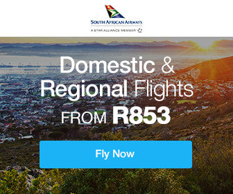 Domestic and Regional Flights with SAA from R 853