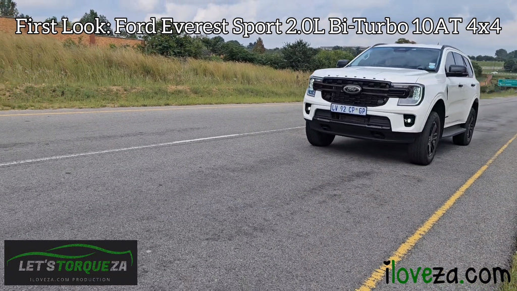 Watch: First Look 2025 Ford Everest Sport