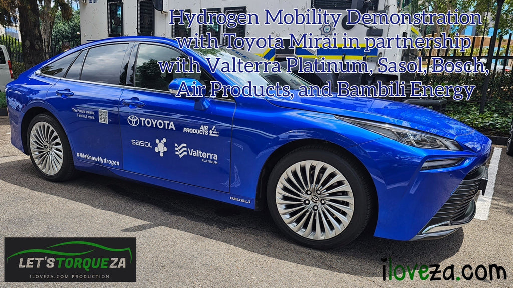 Watch Exclusive: Hydrogren Mobility Demonstration with Toyota Mirai in partnership with Valterra Platinum, Sasol, Bosch, Air Products, and Bambili Energy
