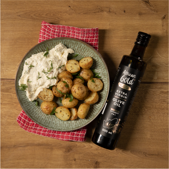 Whipped Feta and Crispy Roast Potatoes