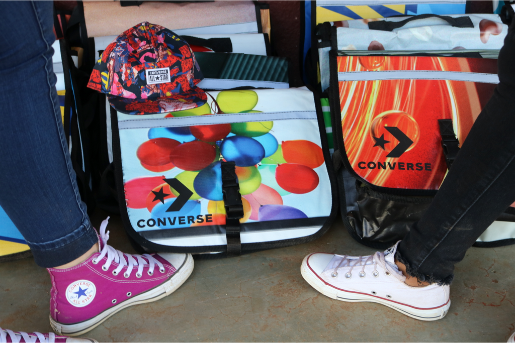 Converse Sponsors DeskBags to an Entire School in Orange Farm