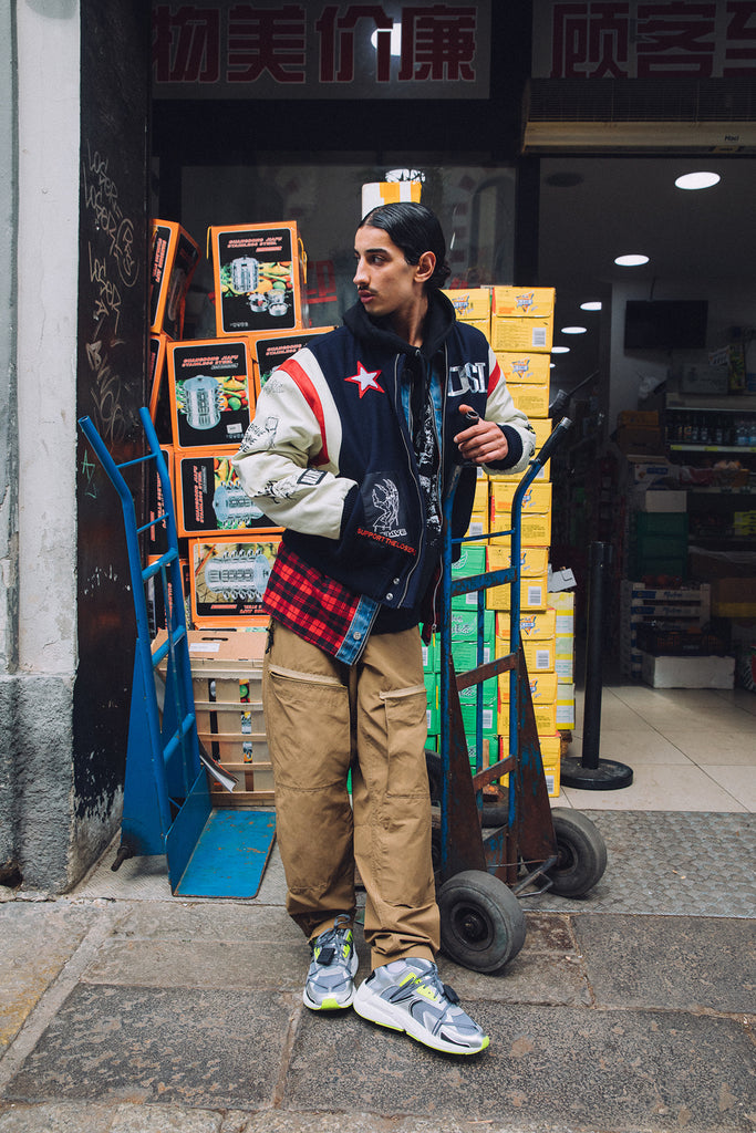 Diesel presents bold graphics, tie-dye and patchwork in their Autumn/Winter collection
