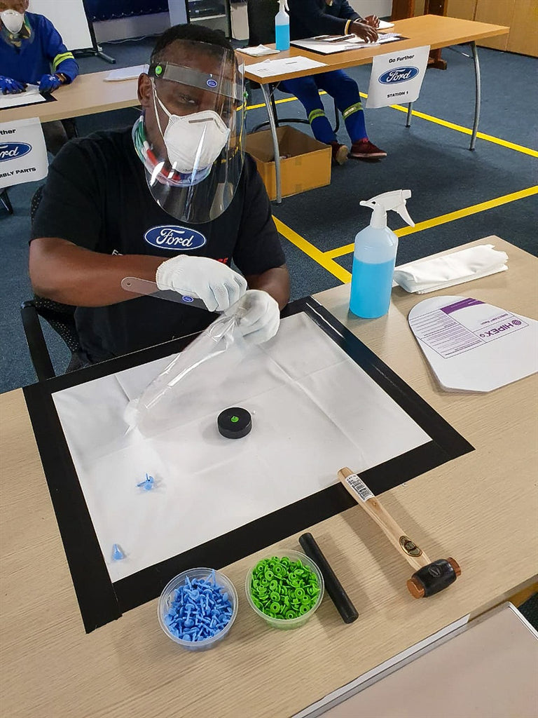 Ford South Africa Commences Production of Face Shields to Assist with COVID-19, Contributions Welcomed to Support this Initiative