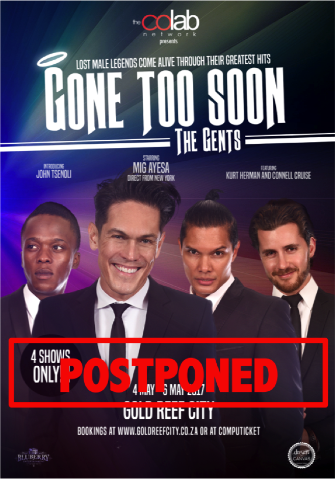 Gone Too Soon - Postponement
