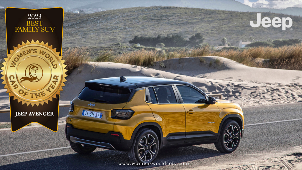 Jeep Avenger named World’s Best Family SUV in 2023 Women’s World Car of the Year Awards