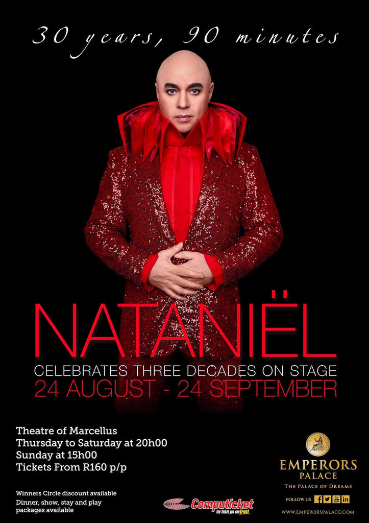 NATANIËL celebrates 3 decades on stage in: 30 YEARS, 90 MINUTES