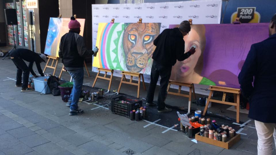 Graffiti Artists Battle it out at Newtown Junction Mall