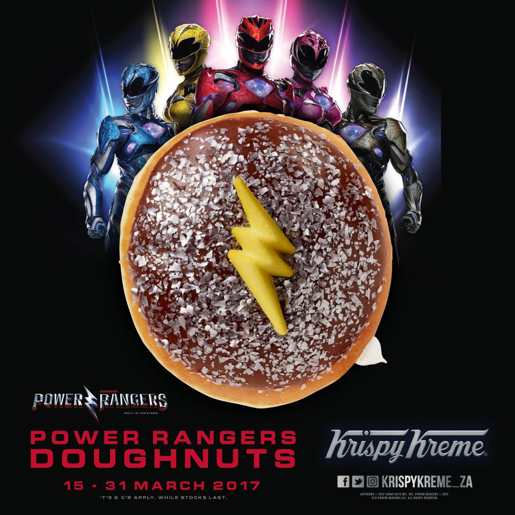 Krispy Kreme South Africa Launches 5 Limited Edition Doughnuts to Celebrate the Release of the Power Rangers Movie