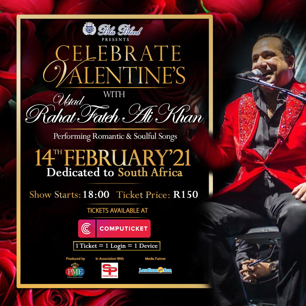 WIN Tickets to Watch Ustad Rahat Fateh Ali Khan