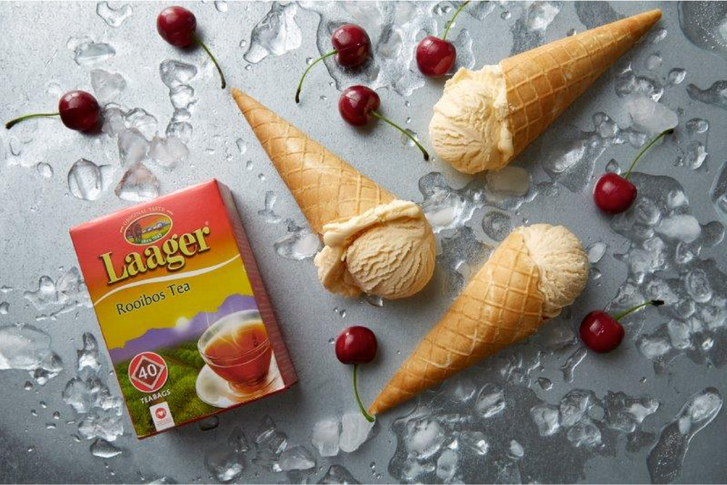 Recipe for Rooibos-infused vanilla ice-cream by Lebo and Tebo Ndala