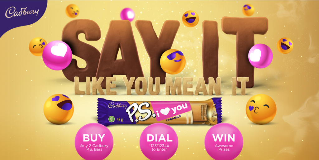 SPREAD THE LOVE & SAY IT LIKE YOU MEAN IT WITH CADBURY P.S
