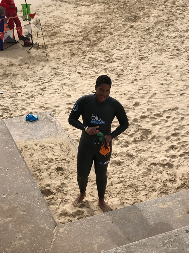 Help a young swimmer represent his country in Slovenia next month