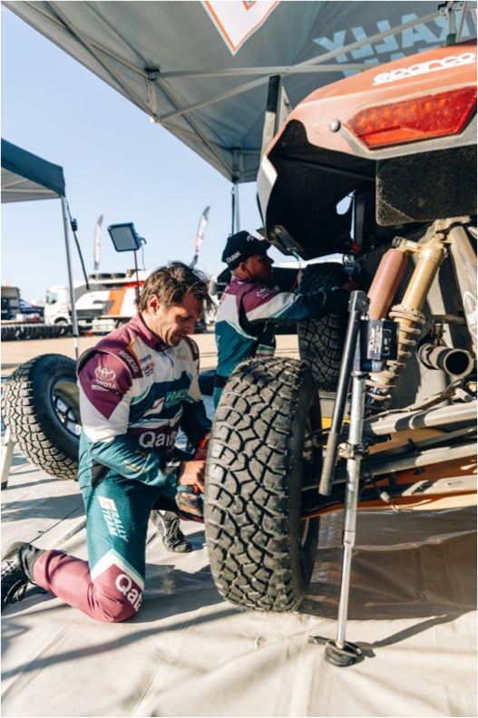 FIVE DOWN AND NINE TO GO FOR #TEAMHILUX RALLY RAID