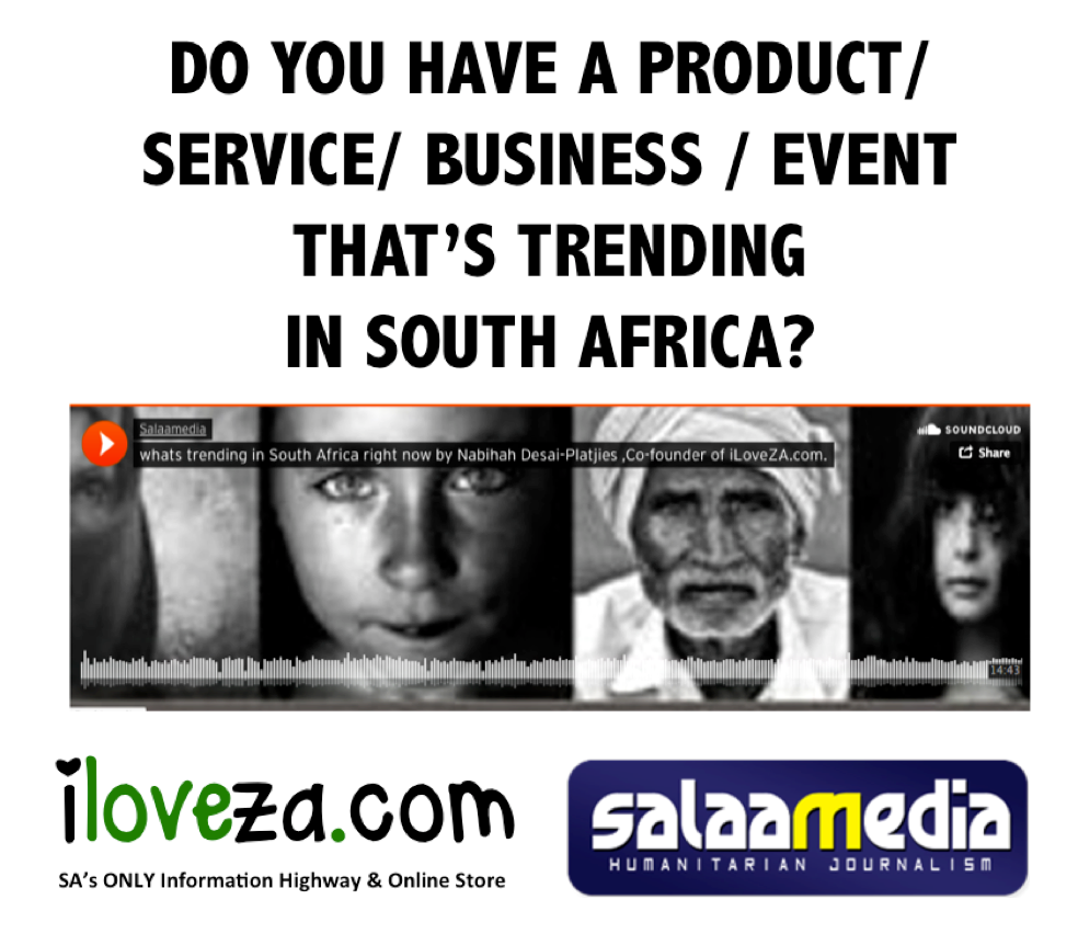 What's Trending in South Africa right now - August/ September 2017