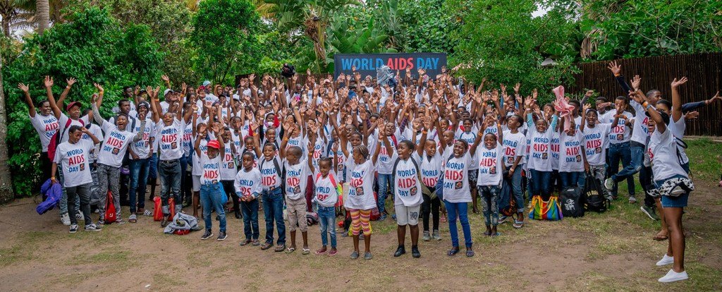 THE AIDS HEALTHCARE FOUNDATION TREATS THE YOUTH TO A DAY OF FUN AT USHAKA