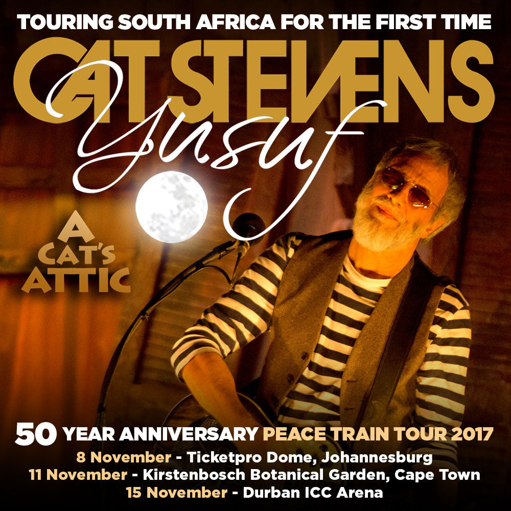 Yusuf Cat Stevens SA Tour New Dates