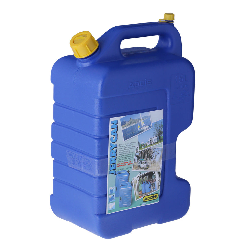 Addis - 15L Plastic Water Jerry Can