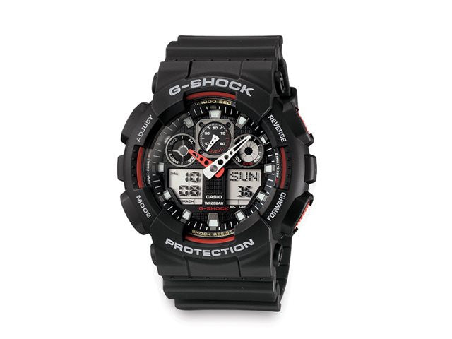 Casio - Gents' G-Shock GA-100-1A4DR - iloveza.com