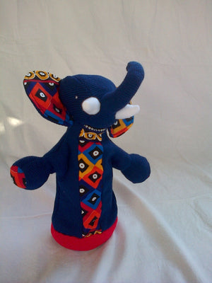 SA Softies - Elephant Puppet - iloveza.com - 1