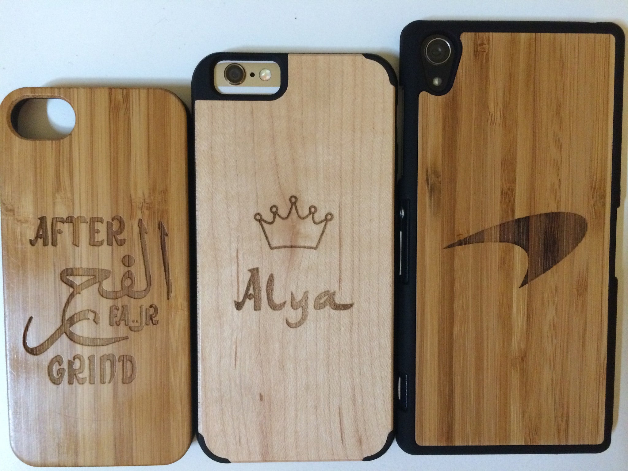 Fair Apparel - Customised Wooden Bamboo Phone Covers - iloveza.com - 1