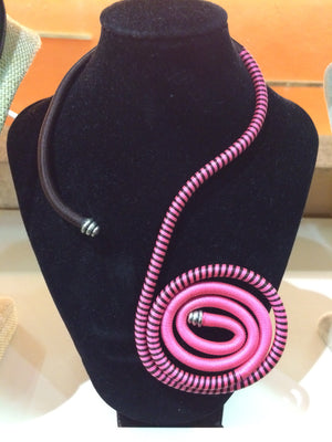 African Necklace (Pink) - iloveza.com