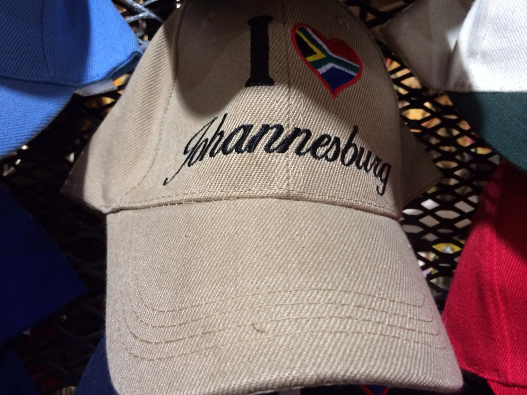 Africa Souvenir Cap (I Heart Johannesburg) - iloveza.com